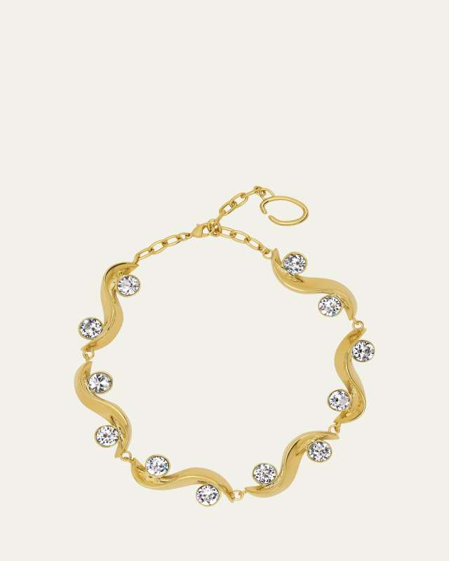 Crystal Wave Necklace